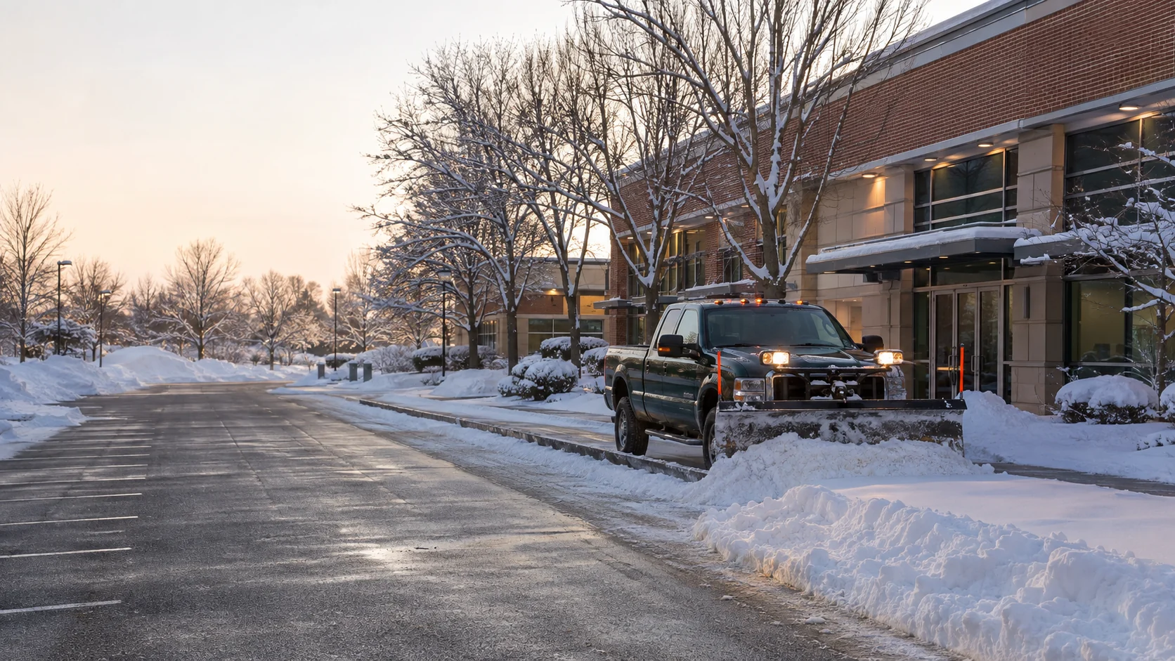 Commercial Snow Removal Planned Before the Storm.