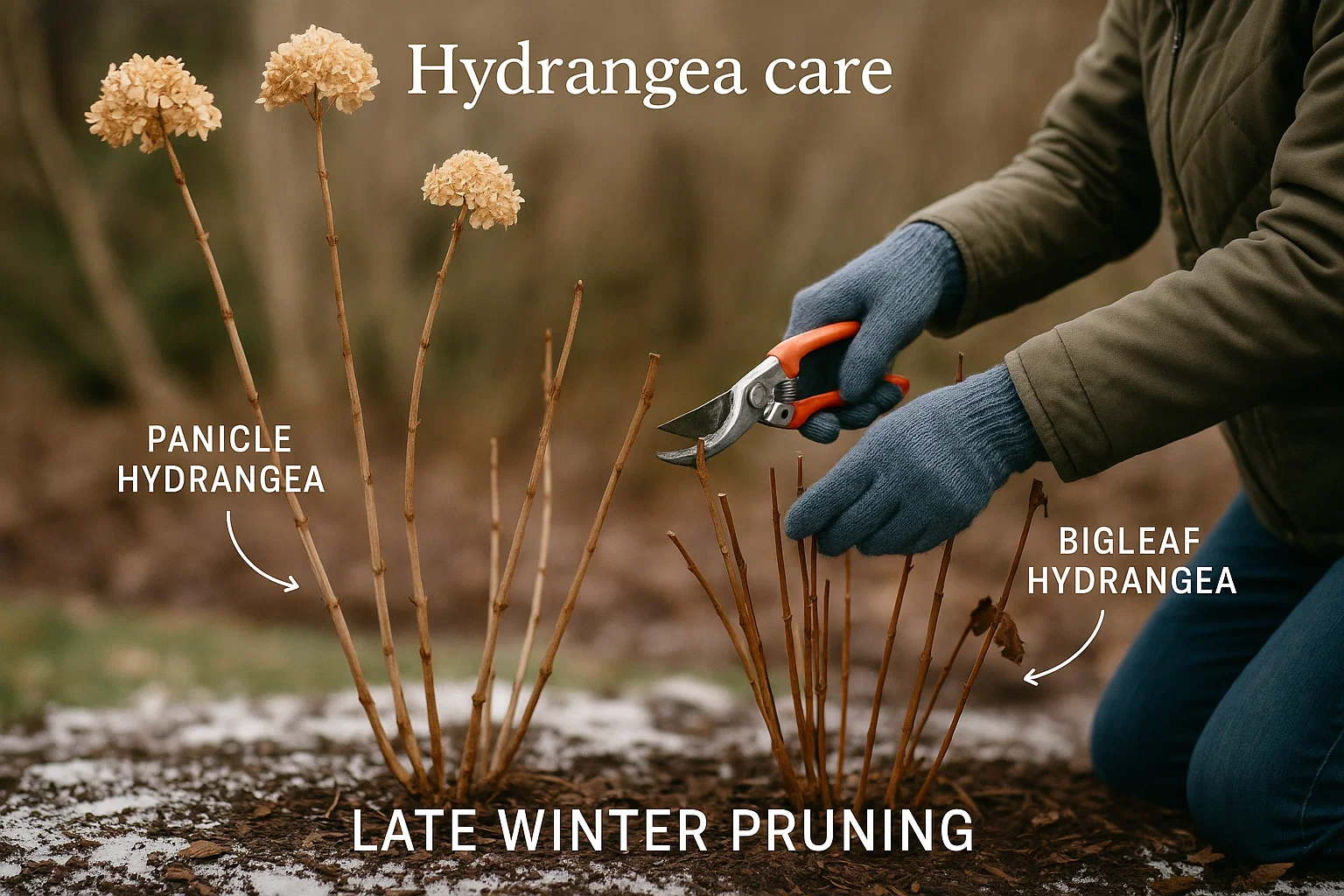 Post-pruning plant care with watering and mulch tips — Worthy Landscaping, Montgomery County, PA