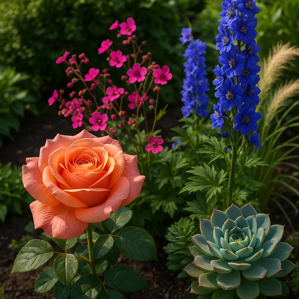 Rose pruning with open centers and strong flowering canes