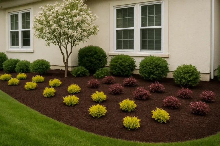 even mulch. Mulching Services by Worthy Landscaping In Montgomery County.