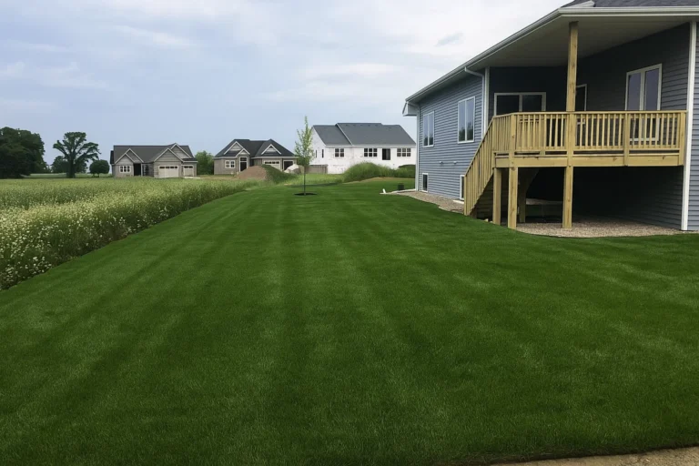 Walkway edge showing removed turf and partial sod coverage during a Sod Installation Service by Worthy Landscaping in Montgomery County.
