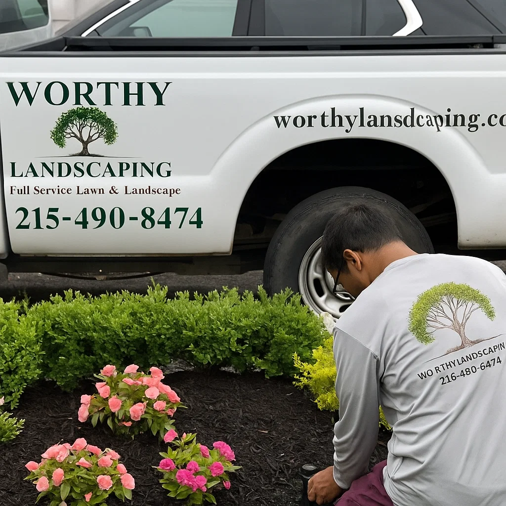 Icon representing weekly lawn mowing and edging service