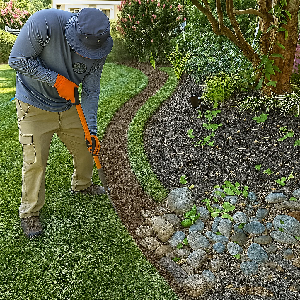 uncut sections awaiting service.