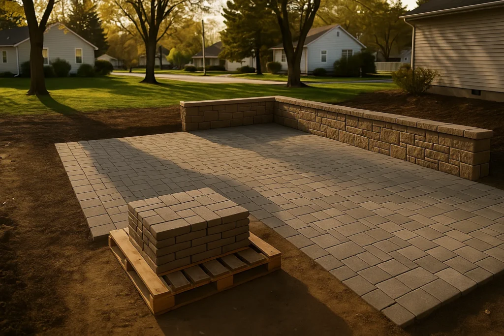 and hoses visible on the surface.