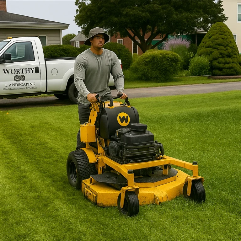 edging along a natural stone feature to highlight both the plants and the rockwork.