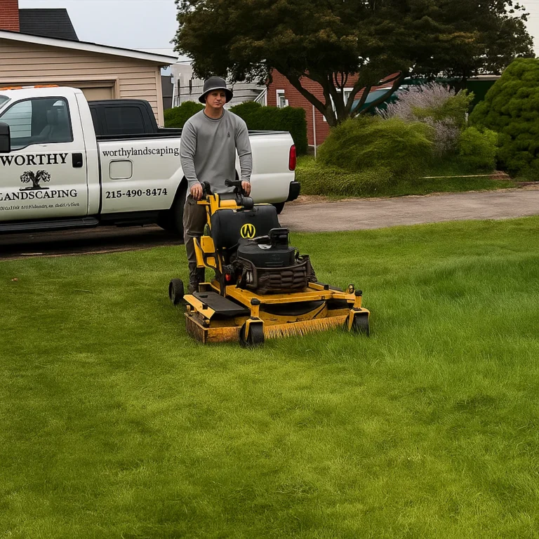 refining a long garden border to give the front yard a clean