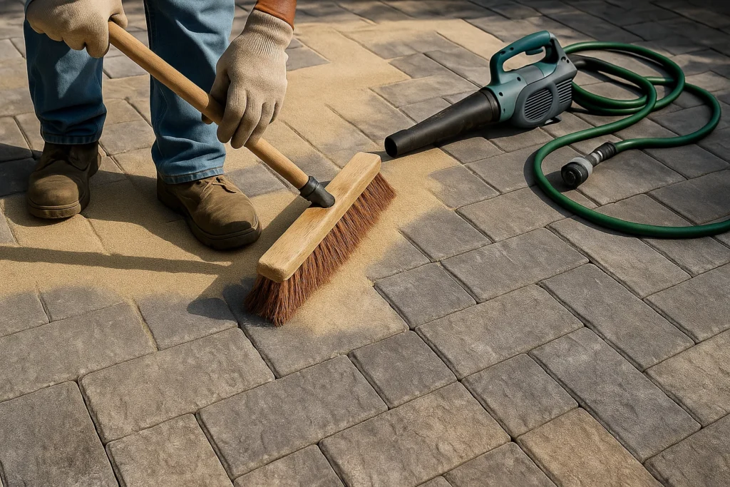 and a quiet suburban setting at sunset.