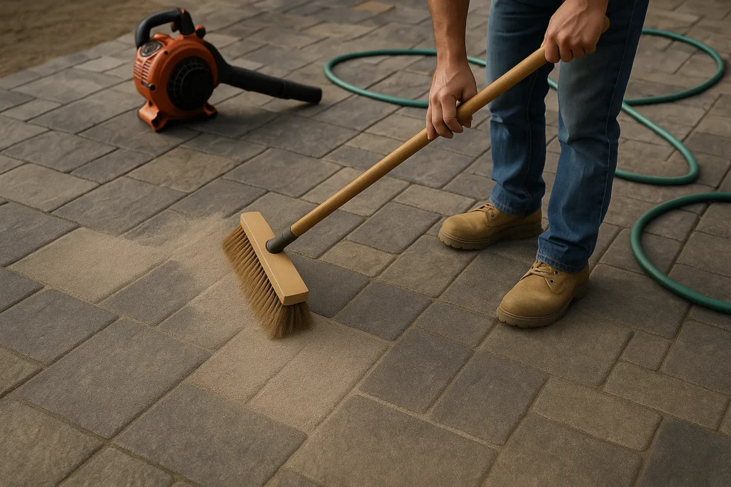 Hardscaping Services by Worthy Landscaping in Chester County featuring a grand paver patio with multiple levels