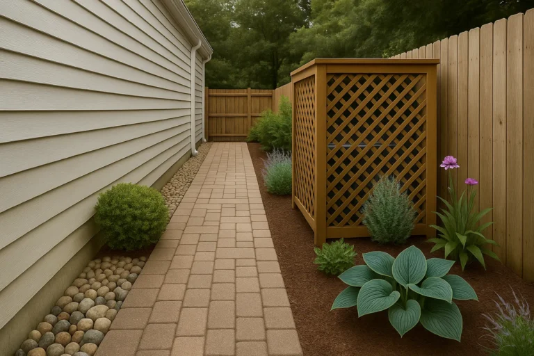 Hardscaping Services by Worthy Landscaping in Montgomery County highlighting a warm