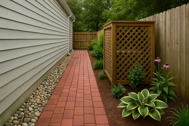 low stone retaining wall